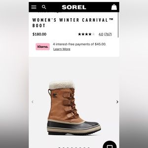 Sorel Winter Carnival Boots